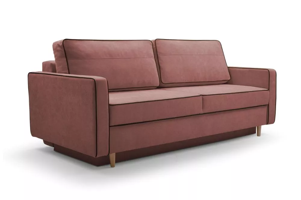 Dīvāns Fasta Standard · Tumši rozā · 98 × 213 × 83 cm