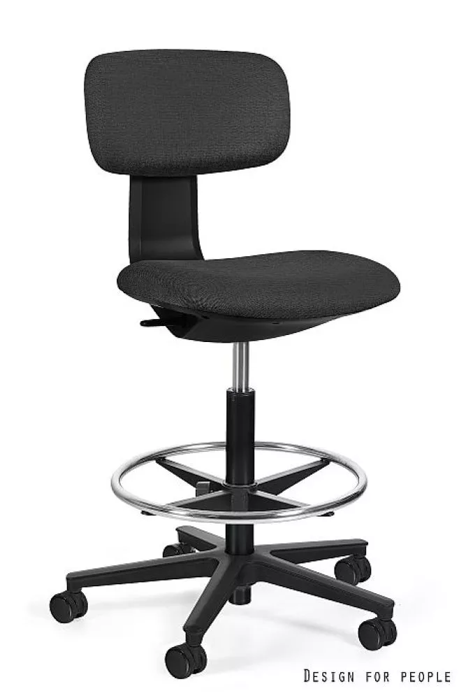 Datorkrēsls Robin Plus Comfort Korpusa krāsa: melns, Elementu krāsa: tumši pelēks, Sēdvietas platums: 42.5 cm, · 45.5 × 