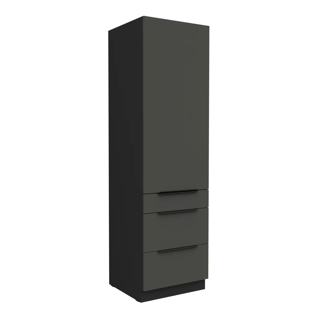 Virtuves skapis Aria Graphite 60 DKS-210 3S1F