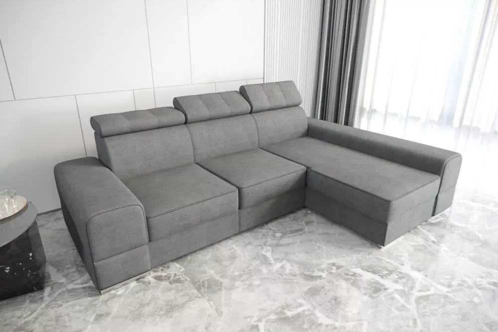 Dīvāns Royal Relax standard · Pelēks · 185 × 295 × 79 cm