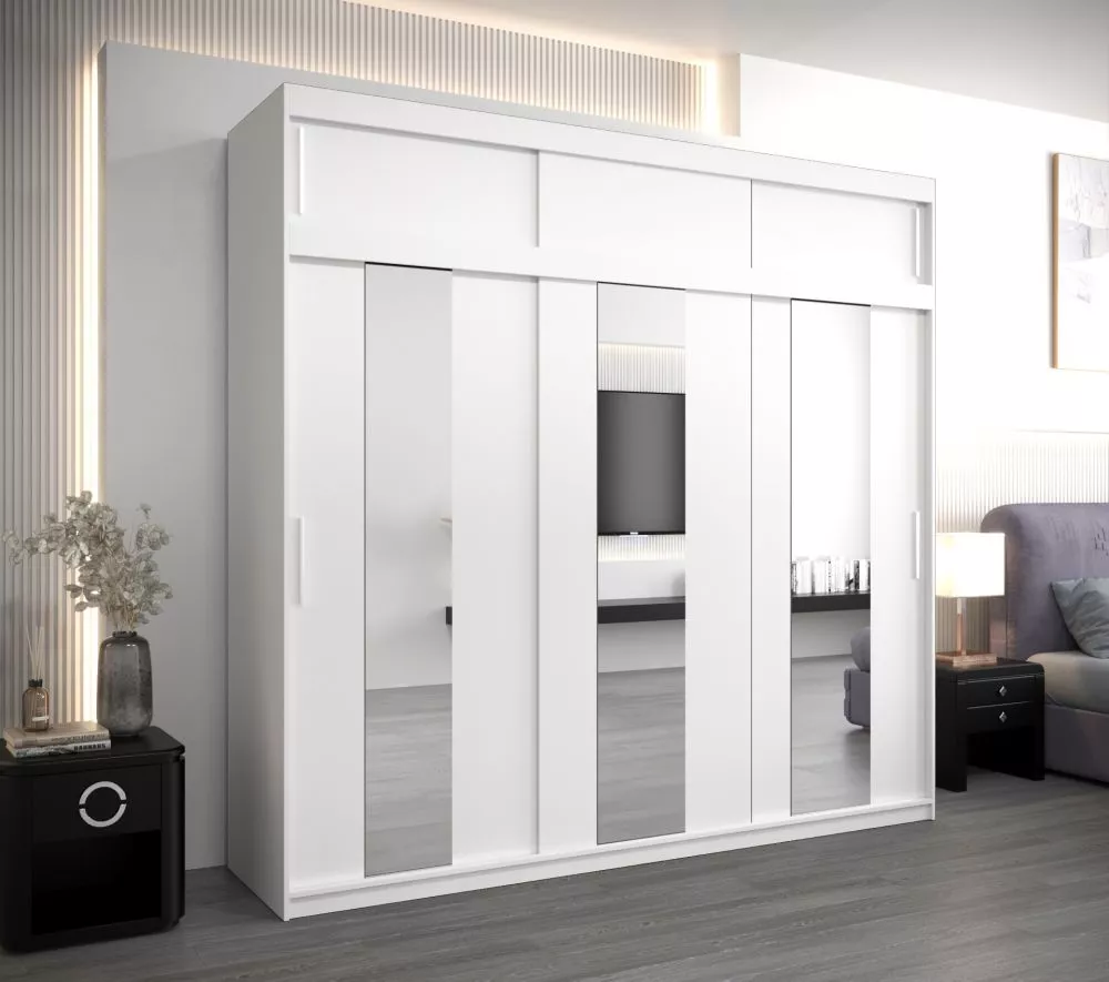 Skapis Pole Premium · Balts · 250 × 62 × 240 cm
