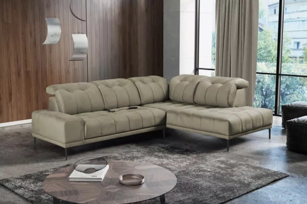 Dīvāns Grenada Premium Standard · Olīvu · 226 × 284 × 89 cm