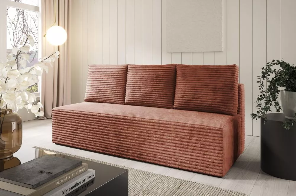 Dīvāns Lincoln standard · Oranžs · 94 × 197 × 70 cm