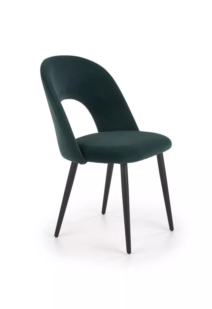 Krēsls K-384 · Tumši zaļš · 84 × 54 × 57 cm
