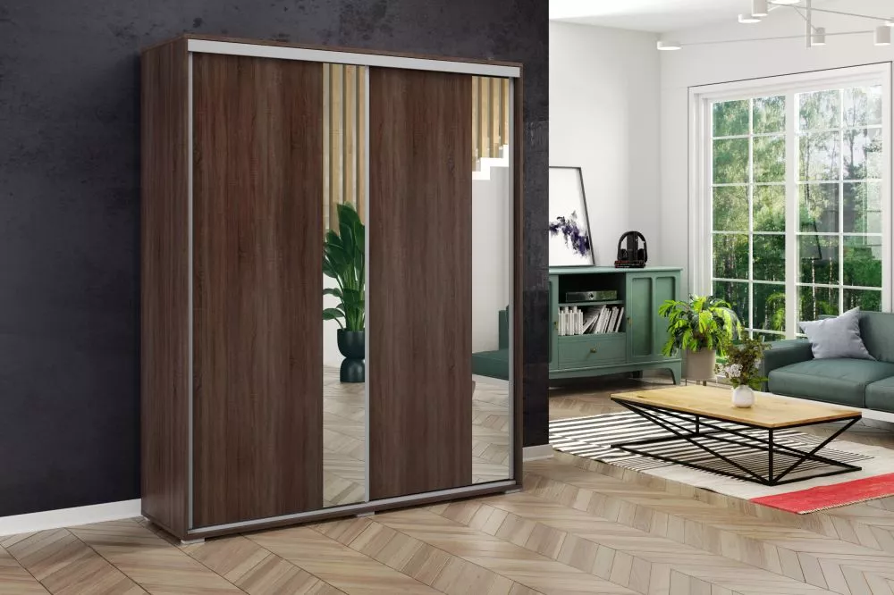 Skapis Modern A4 · Šokolādes · 175 × 62 × 215 cm