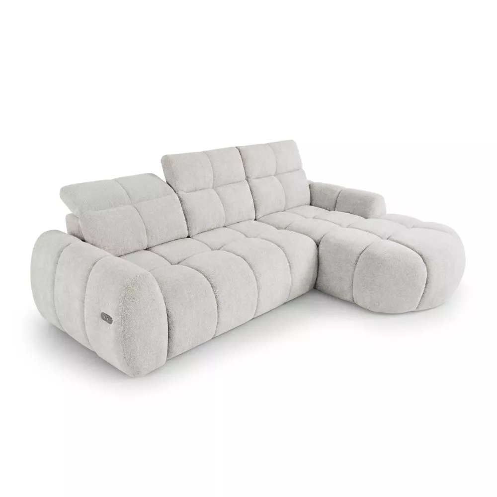 Dīvāns Sorena Mini Standard · Krēms · 190 × 275 × 88 cm