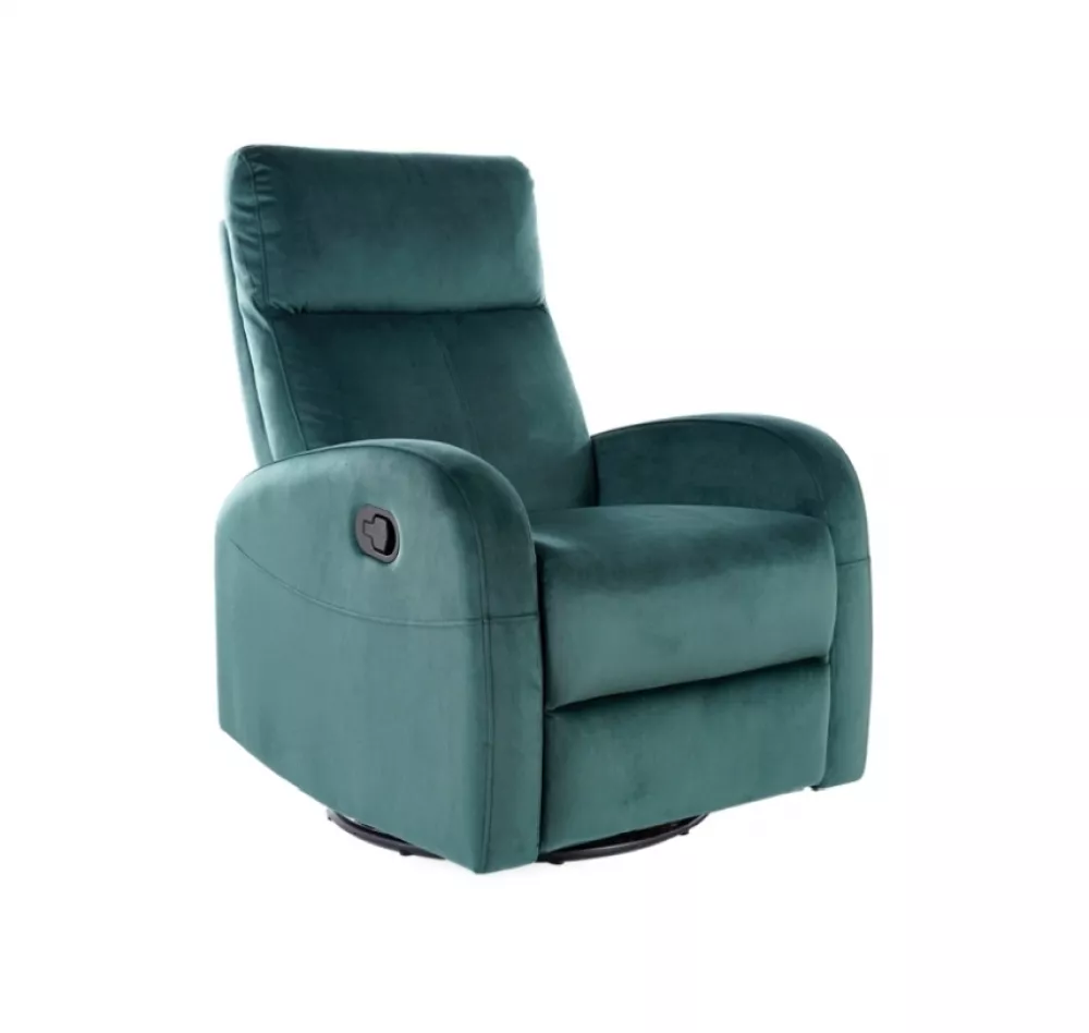 Krēsls Olimp Comfort Velvet · Zaļš · 101 × 72 × 160 × 55 cm