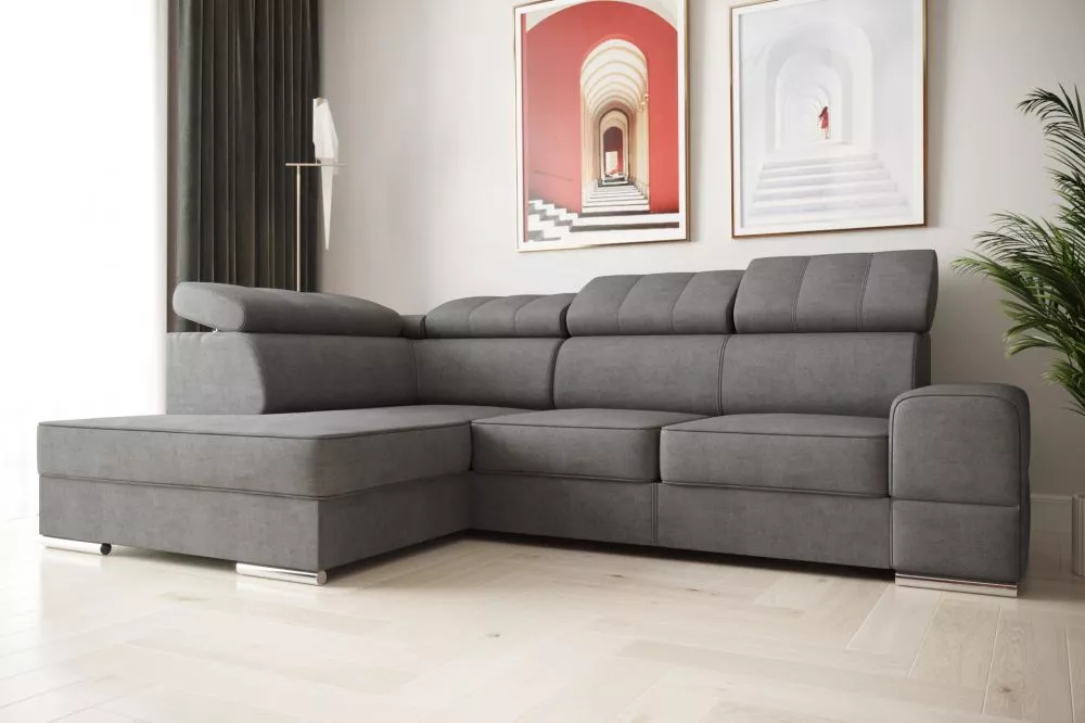 Dīvāns Royal 1 Relax standard · Pelēks · 185 × 260 × 79 cm