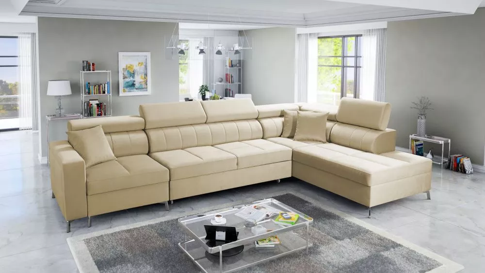 Dīvāns Side 10 Mini Standard · Krēma · 217 × 332 × 83 cm