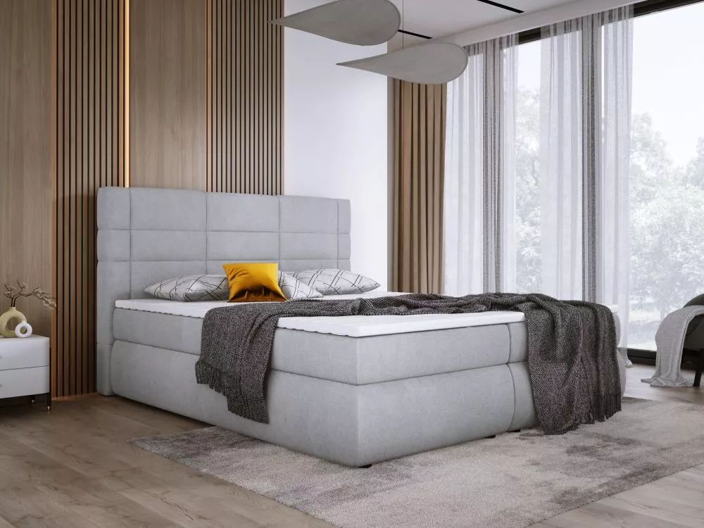 Gulta Largo Boxspring Guļamvietas platums: 160 cm, Guļamvietas garums: 200 cm, · 167 × 215 × 117 cm