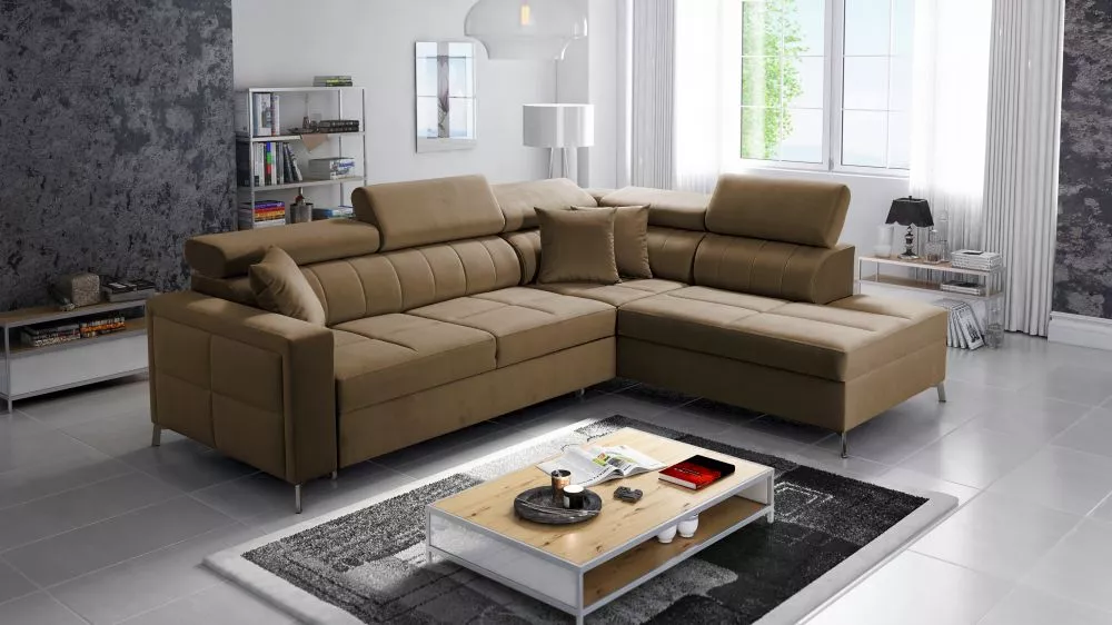 Dīvāns Side 3 Maxi Standard · Brūns · 217 × 275 × 83 cm