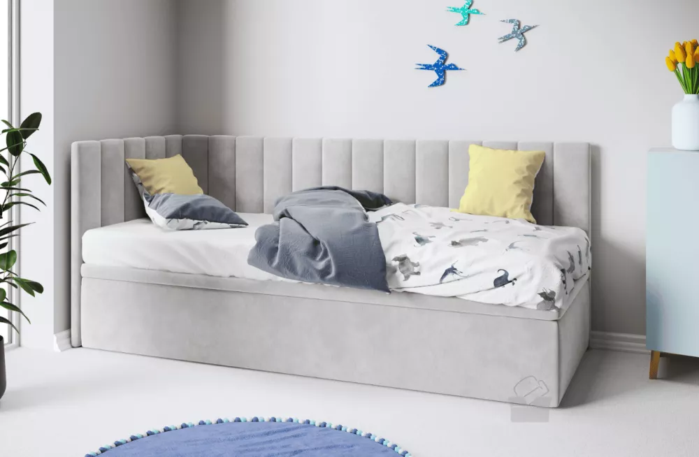 Gulta Intaro 44 Standard ar stelāžu Guļamvietas platums: 120 cm, Guļamvietas garums: 200 cm, · Pelēks · 125 × 206 × 90 c
