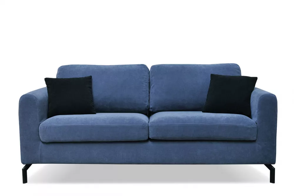 Dīvāns Kapi 3S Standard · Zils · 88 × 190 × 85 cm