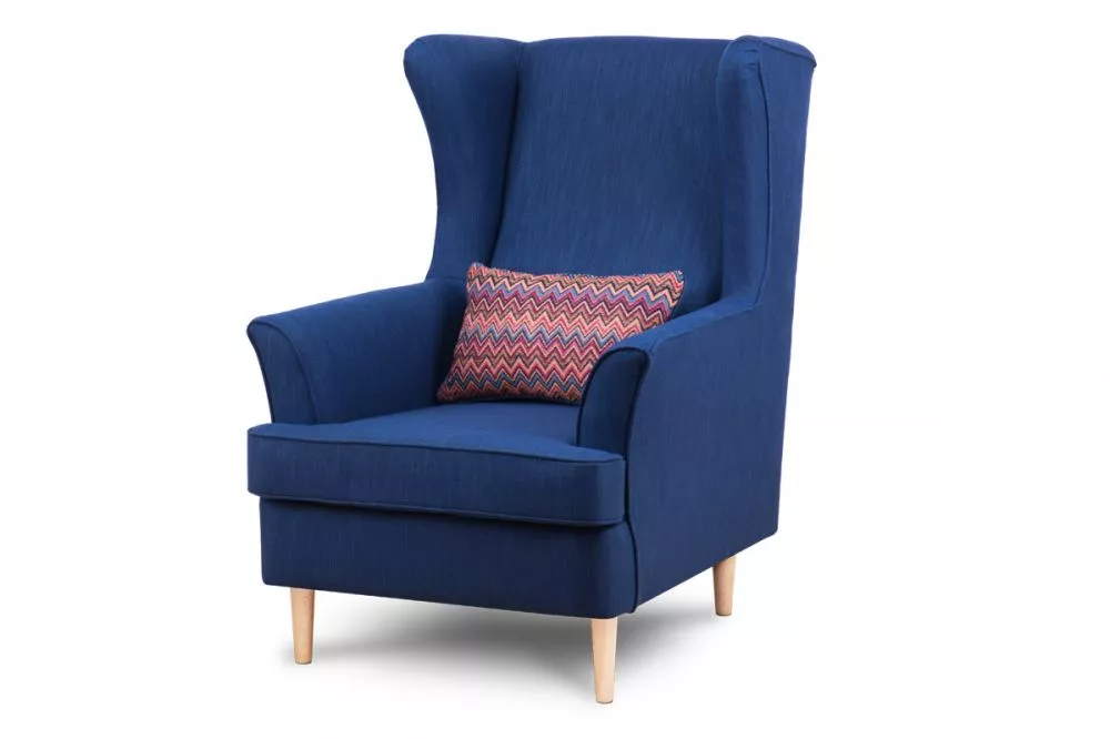 Mīksts krēsls Stralis 1S Standard · Zils · 82 × 80 × 108 cm