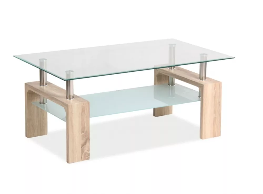 Žurnālgalds Lisa Basic 2 Korpusa krāsa: caurspīdīgs, · 100 × 60 × 55 cm