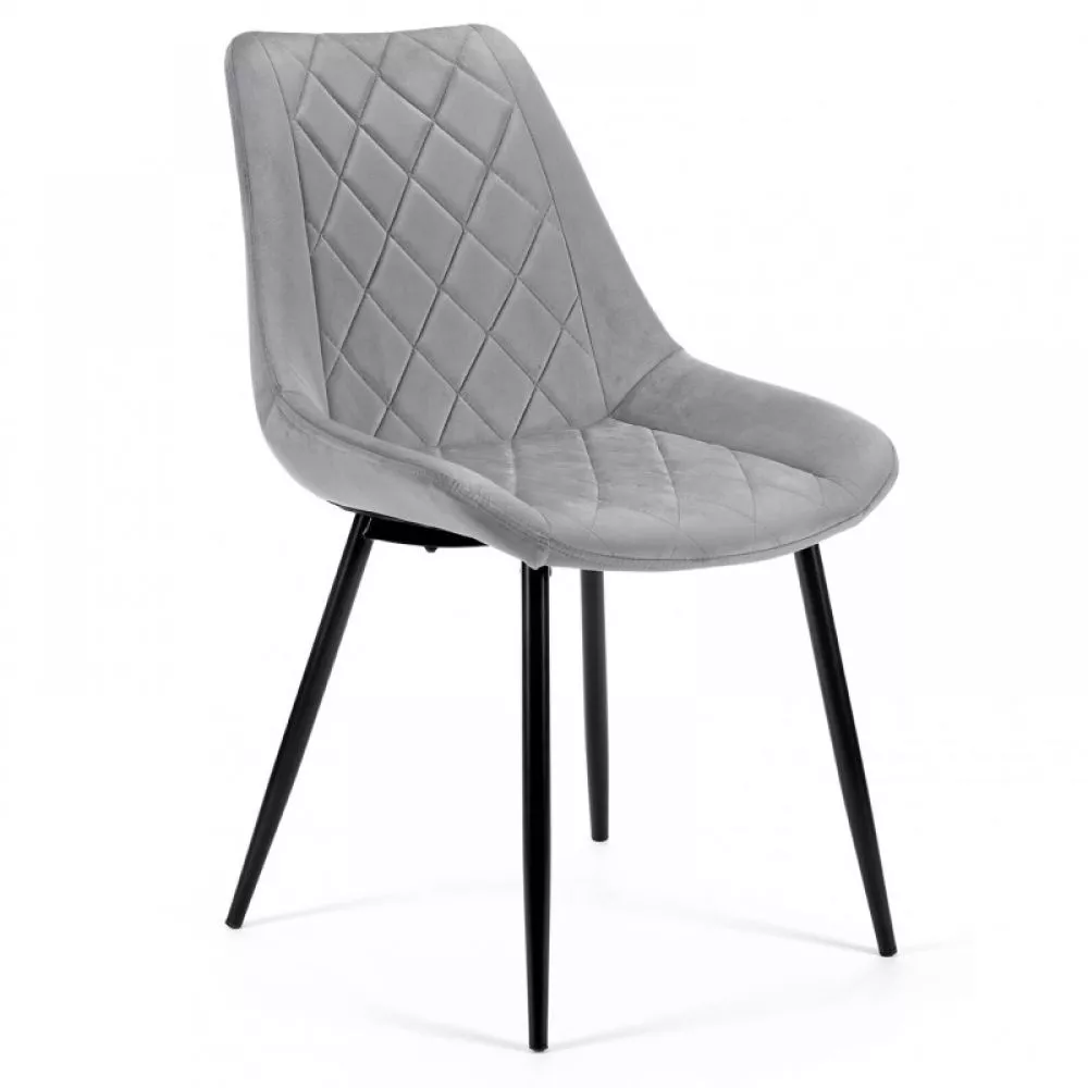 Krēsls SJ.0488 Velvet · Pelēks · 84 × 49 × 60 cm