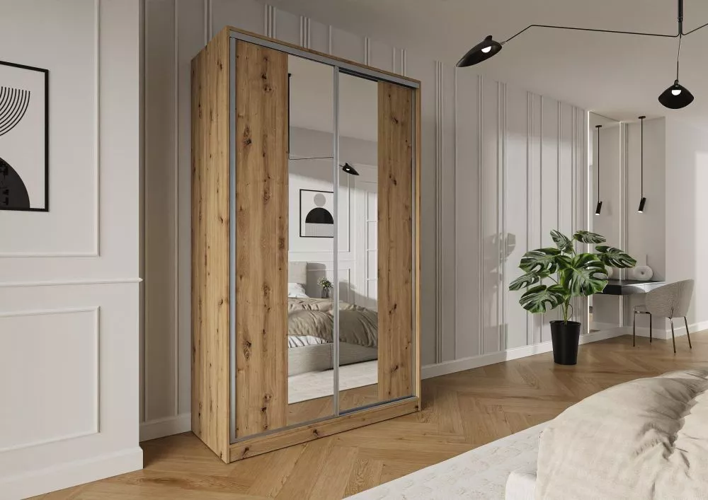 Skapis Trend 5 · Ozols artisan · 150 × 60 × 245 cm