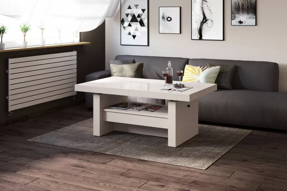 Žurnālgalds Aversa · Kapučino · 120 × 70 × 50 cm