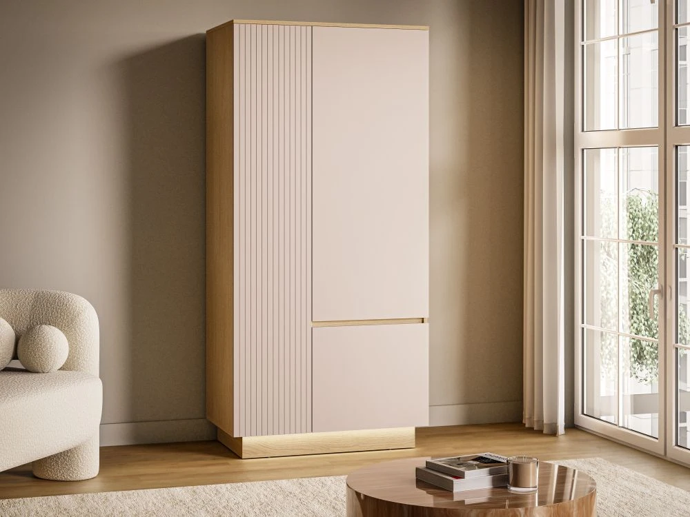 Skapis Hills 01 ar LED · 90 × 52 × 190 cm