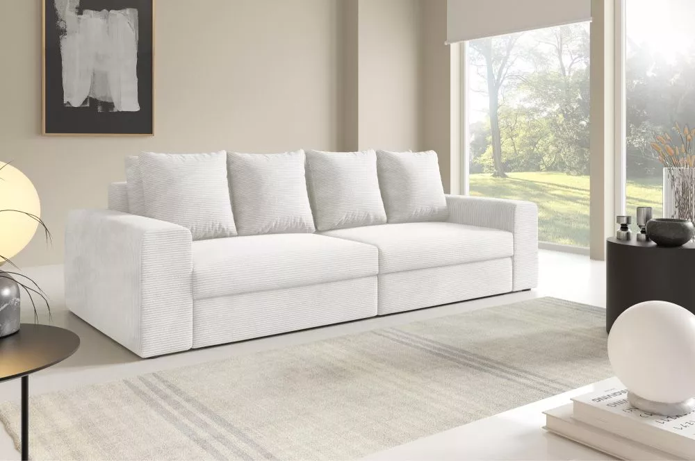 Dīvāns Siena Sofa Standard · Krēma · 120 × 272 × 76 cm