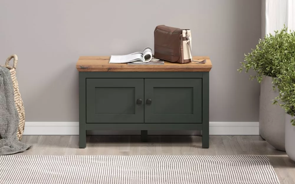 Apavu plaukts Stanton 03 Korpusa krāsa: tumši zaļs, · 77 × 48 × 39 cm