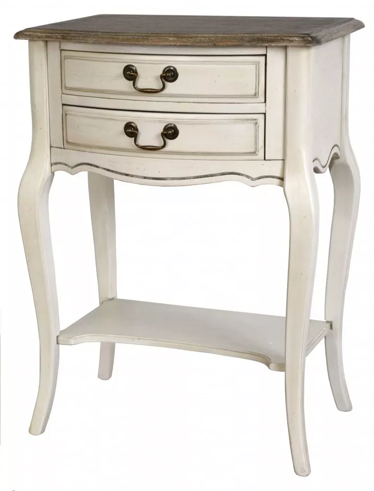 Naktsgaldiņš Limena LI806 Korpusa krāsa: krēma, Elementu krāsa: brūns, · 55 × 39 × 76 cm