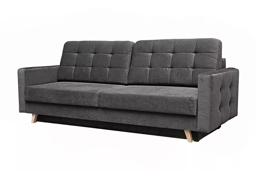Dīvāns Vegas Sofa Premium standard · Tumši pelēks · 97 × 229 × 95 cm