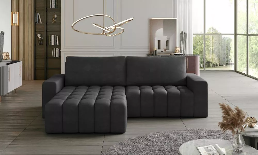 Dīvāns Bonett Standard · Grafīts · 160 × 245 × 85 cm