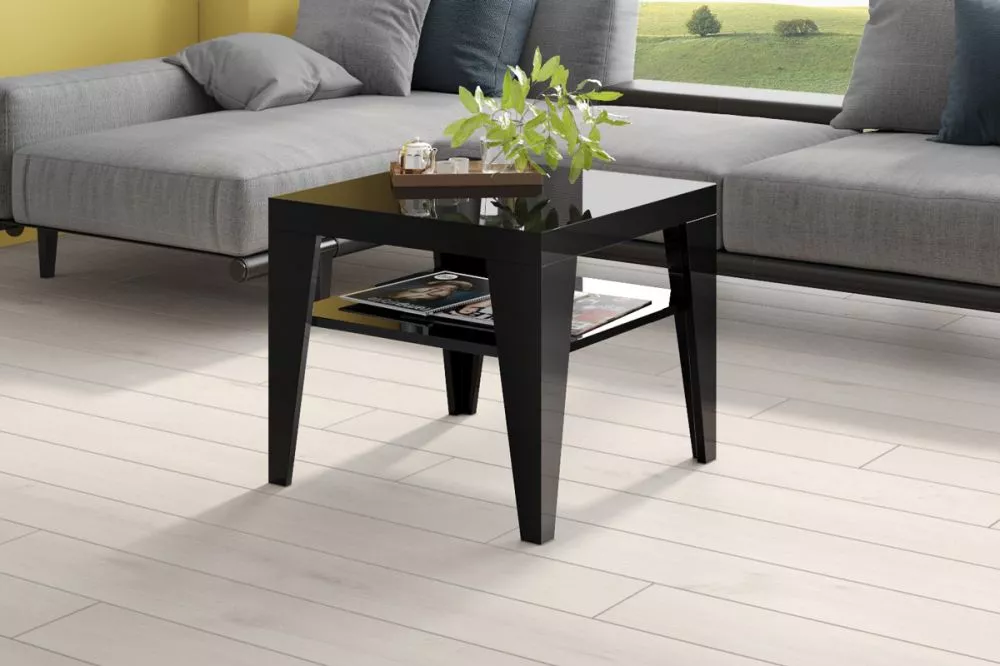Žurnālgalds Deco 60 · Melns · 58 × 58 × 50 cm