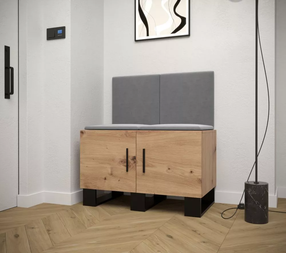 Apavu skapis Artin 19 Korpusa krāsa: ozols artisan, · 84 × 45.6 × 95 cm
