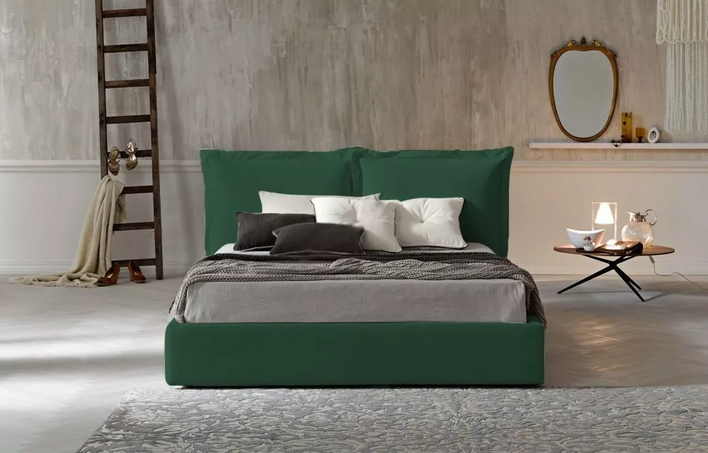 Gulta Szymek Premium Standard ar stelāžu Guļamvietas platums: 200 cm, Guļamvietas garums: 200 cm, stelāžas tips: Elastīg