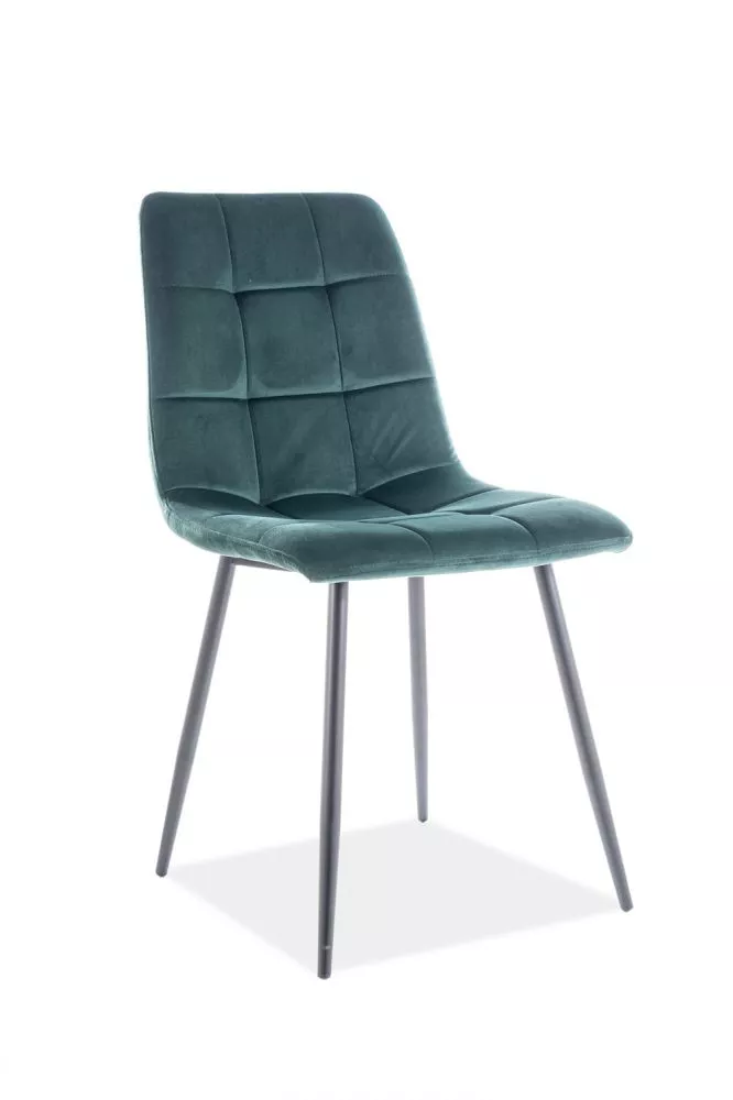 Krēsls Mila Velvet · Zaļš · 86 × 45 × 41 cm