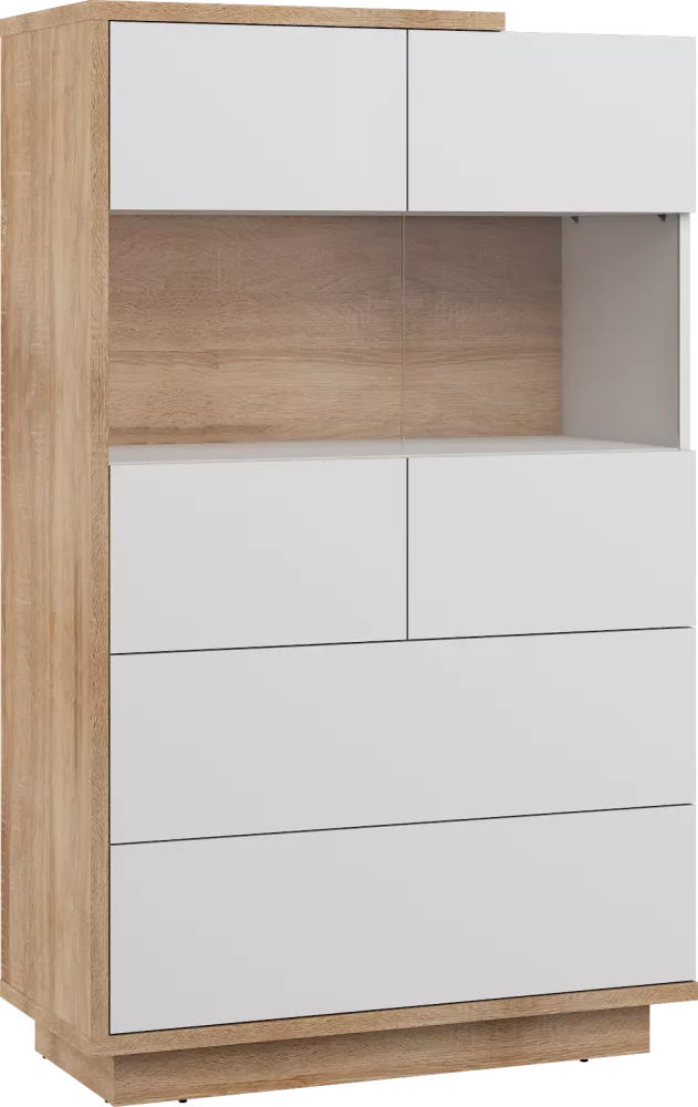 Sekcija Hybrid HYB-28 Korpusa krāsa: sonoma, · 90 × 40 × 147 cm