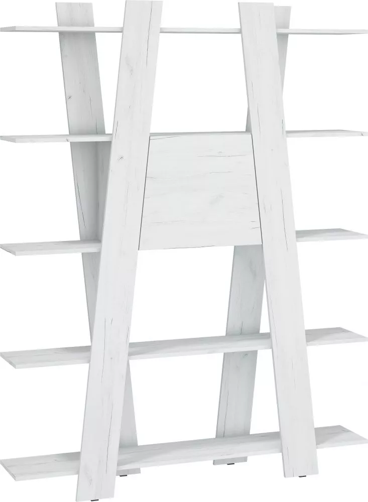 Plaukts Via 08 · Balts ozols · 150 × 194 × 30 cm