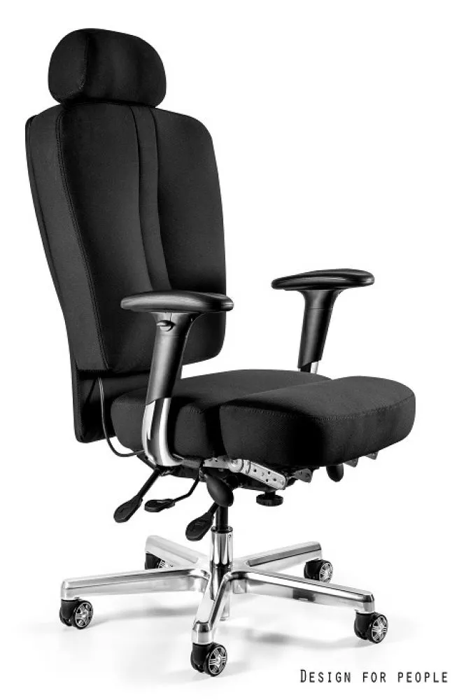 Datorkrēsls Major Premium Sēdvietas platums: 54 cm, · Melns · 65 × 66 × 124 cm