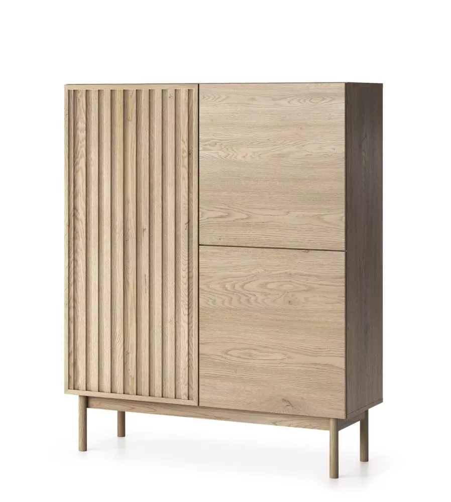 Kumode Saori K3D · Gaišais ozols · 106 × 37 × 130 cm