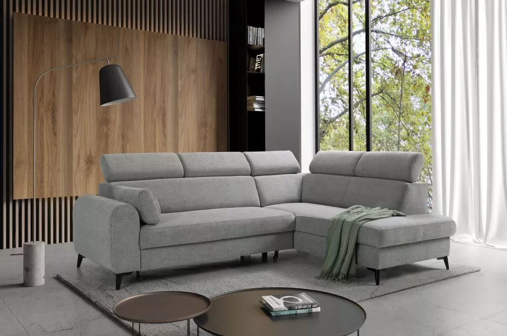 Dīvāns Porto 2 Relax Standard · Pelēks · 194 × 256 × 85 cm