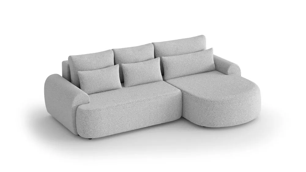 Dīvāns Olivio Premium standard · Sudrabs · 170 × 266 × 87 cm