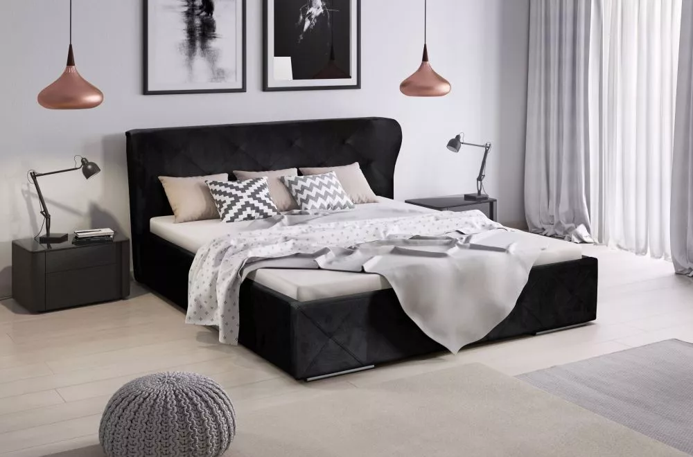 Gulta Orlando Premium Standard ar stelāžu Guļamvietas platums: 160 cm, Guļamvietas garums: 200 cm, stelāžas tips: koka, 