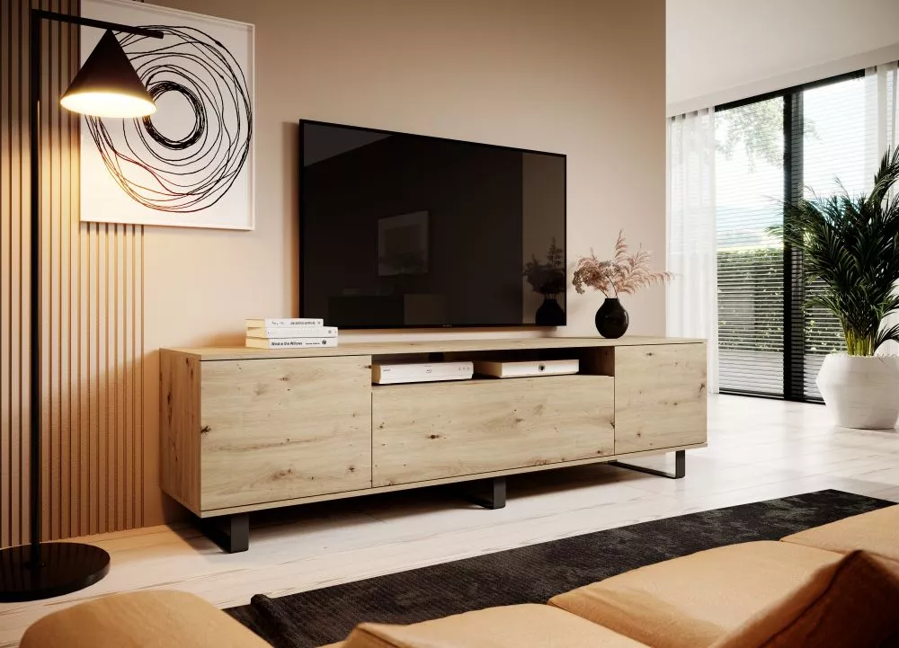 TV tumba Logan RTV Premium ar LED · 200 × 40 × 56 cm