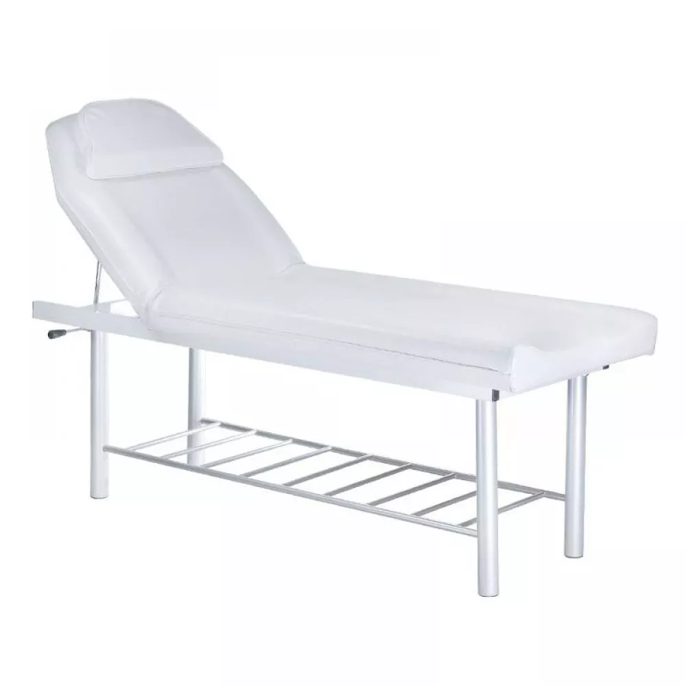 Kosmetologu kušete BW-260 · Balts · 64 × 185 × 64 cm