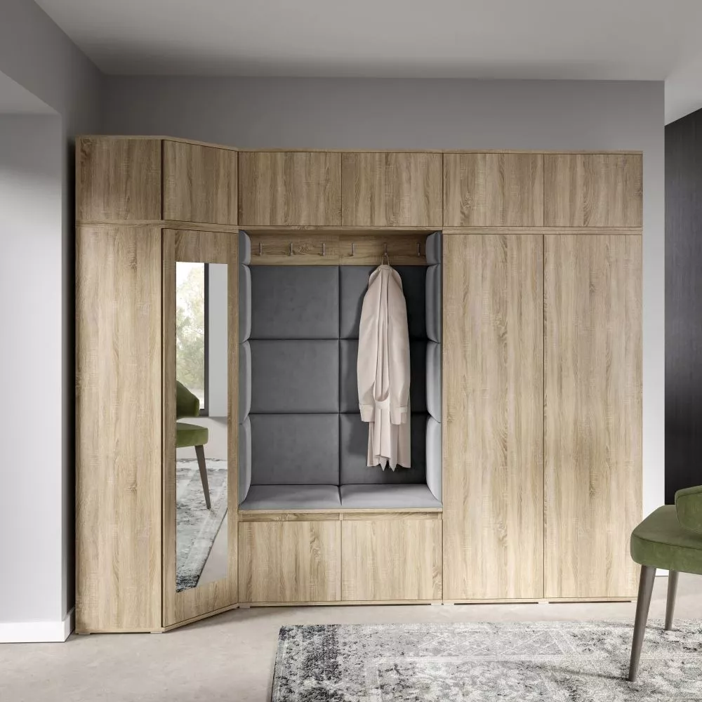 Apavu plaukts Emi 39 Trinity Korpusa krāsa: sonoma, · 260 × 225 × 70 cm