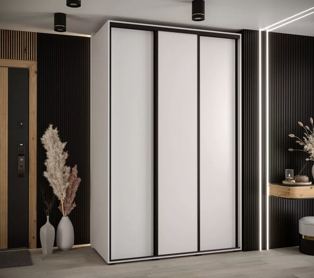 Skapis Cannes 1 · Balts · 150 × 60 × 205.2 cm