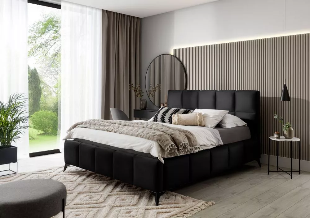 Gulta Mist Premium Standard ar stelāžu Guļamvietas platums: 160 cm, Guļamvietas garums: 200 cm, stelāžas tips: metāla, ·