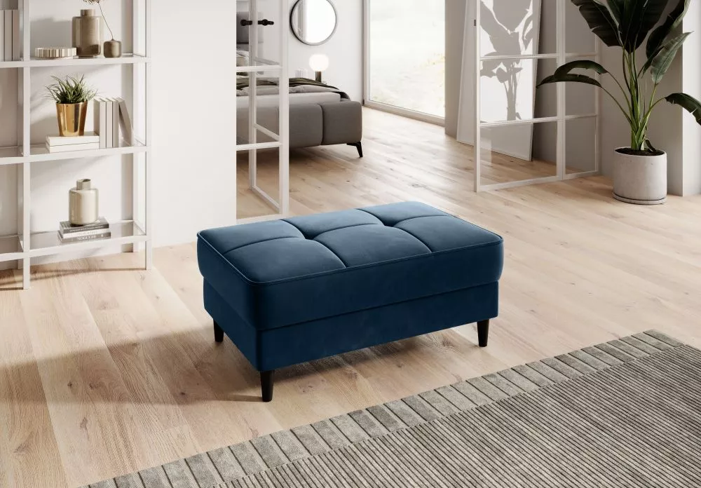 Pufs Bellis P Comfort Standard Auduma numurs: Lukso 40, · Zils · 97 × 42 × 62 cm