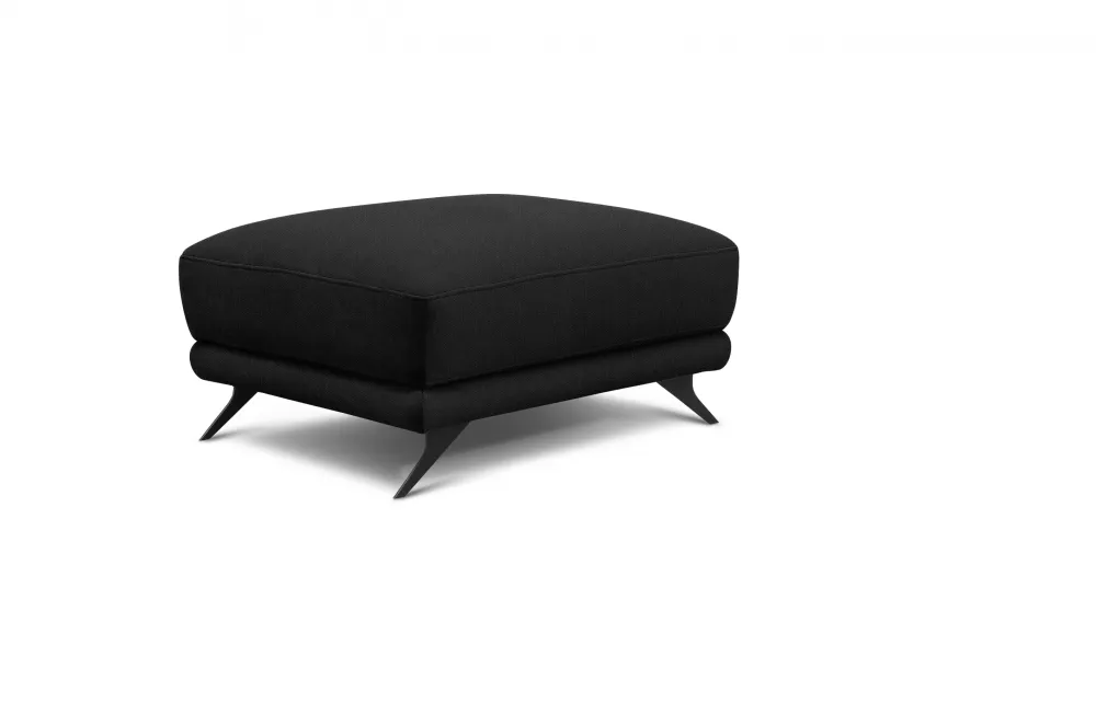 Pufs Megis P Standard Auduma numurs: Flores 10, · Melns · 82 × 42 × 68 cm
