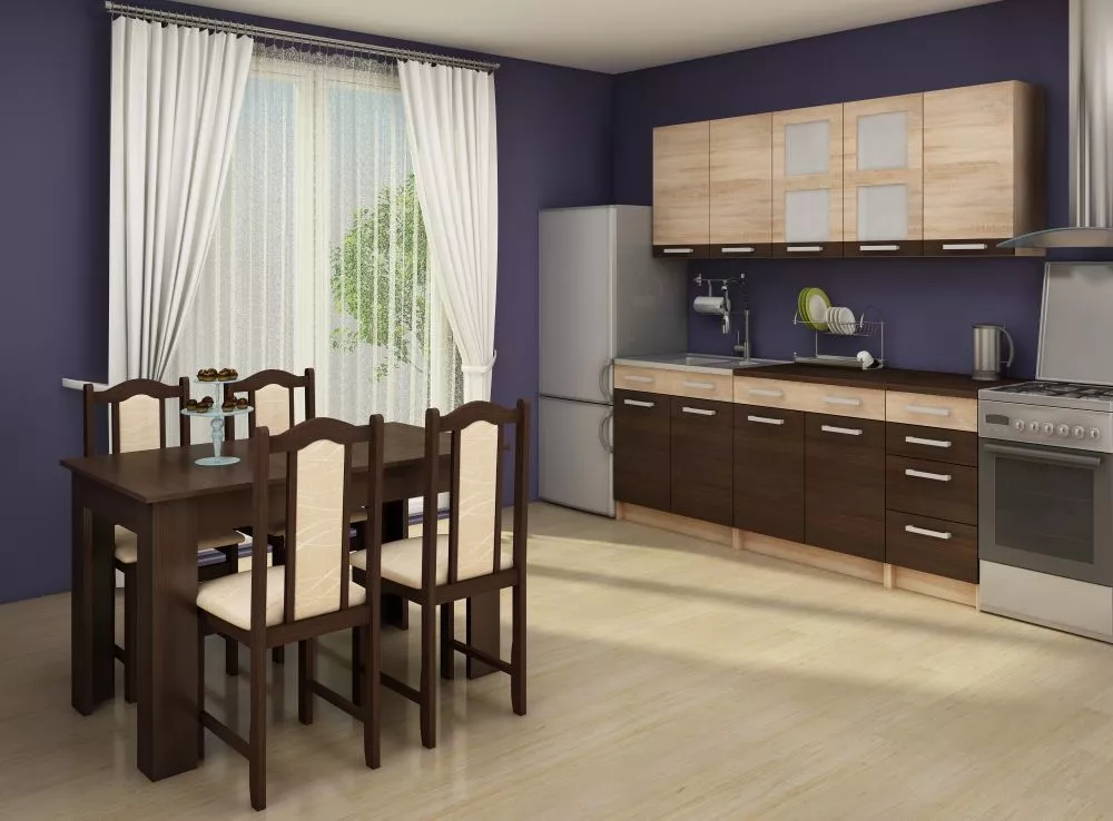 Virtuves komplekts Polo 2 Kitchen Set Materiāls : laminēta KSP,
