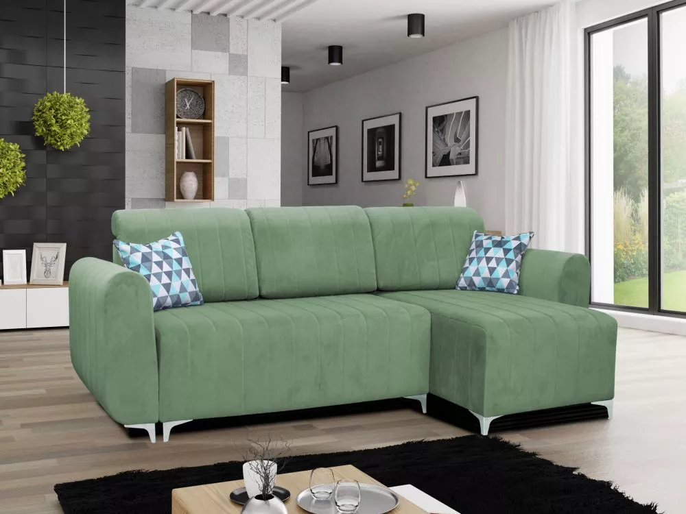 Dīvāns Alpine standard · Zaļš · 144 × 250 × 98 cm