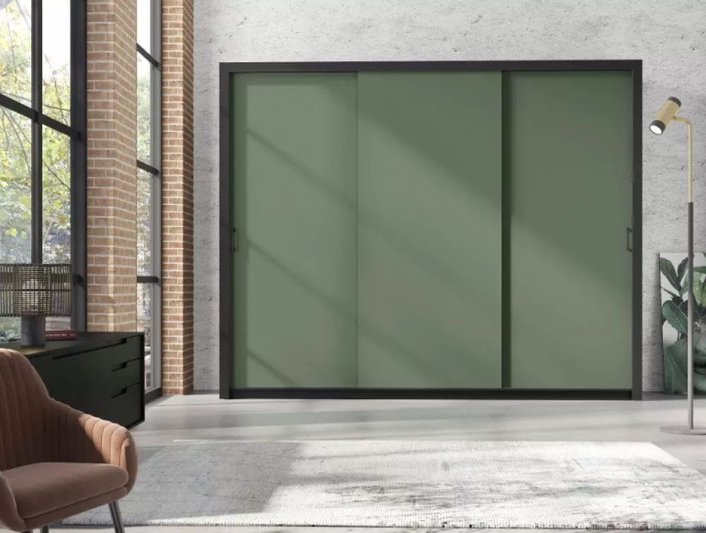 Skapis Frama Color Silver · 255 × 60 × 206 cm