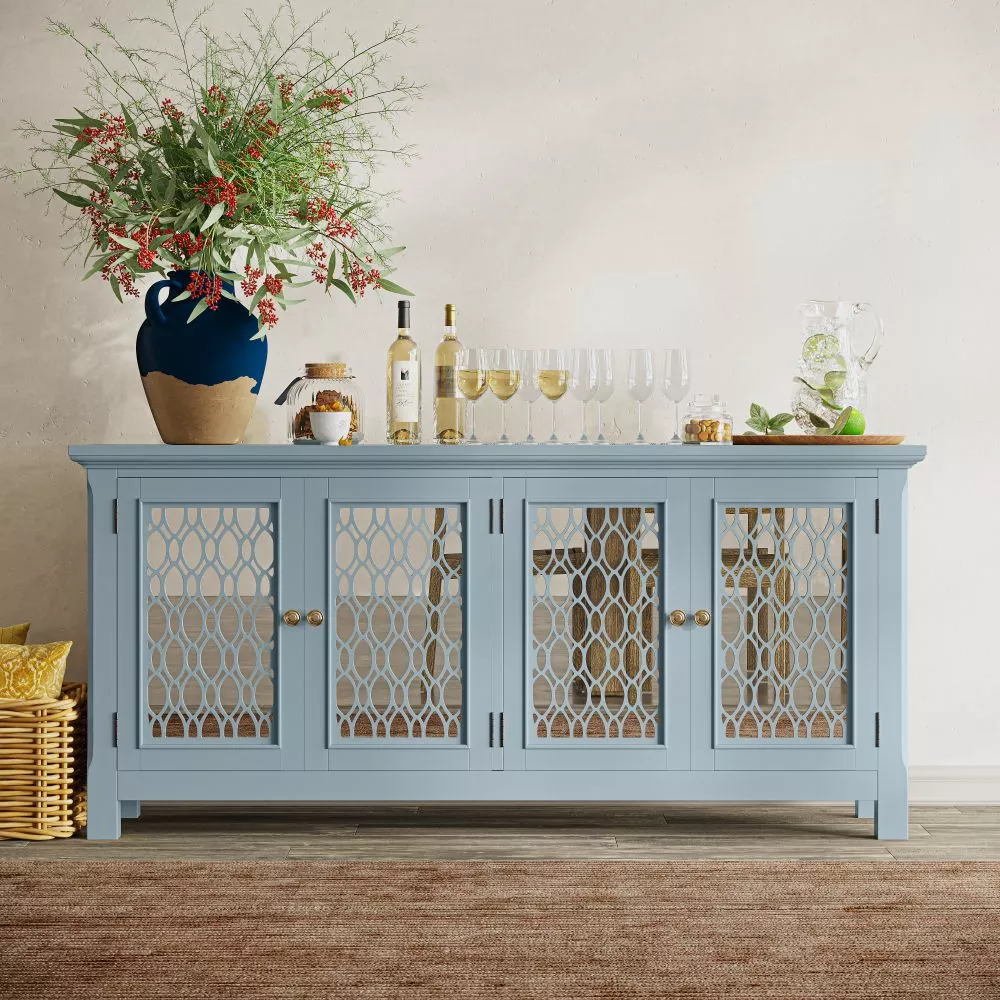 Kumode Avola AV2252-69 · Gaiši zils · 175.5 × 48.5 × 81.5 cm
